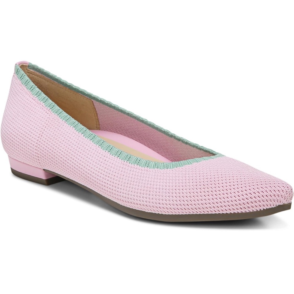 Vionic Pink and Green Flats